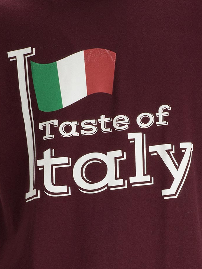 เสื้อยืดมือสองTaste of Italy ผ้า 100 คอตตอน ยี่ห้อ Gildan