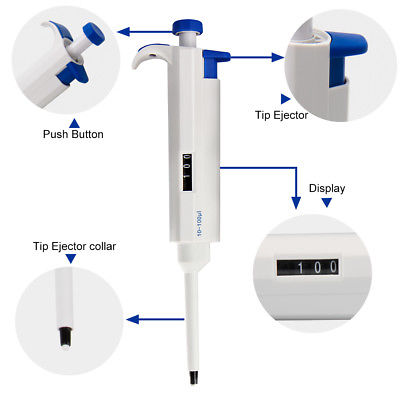 Auto Pipette ปรับปริมาตร ได้ ขนาด 20-200 uL