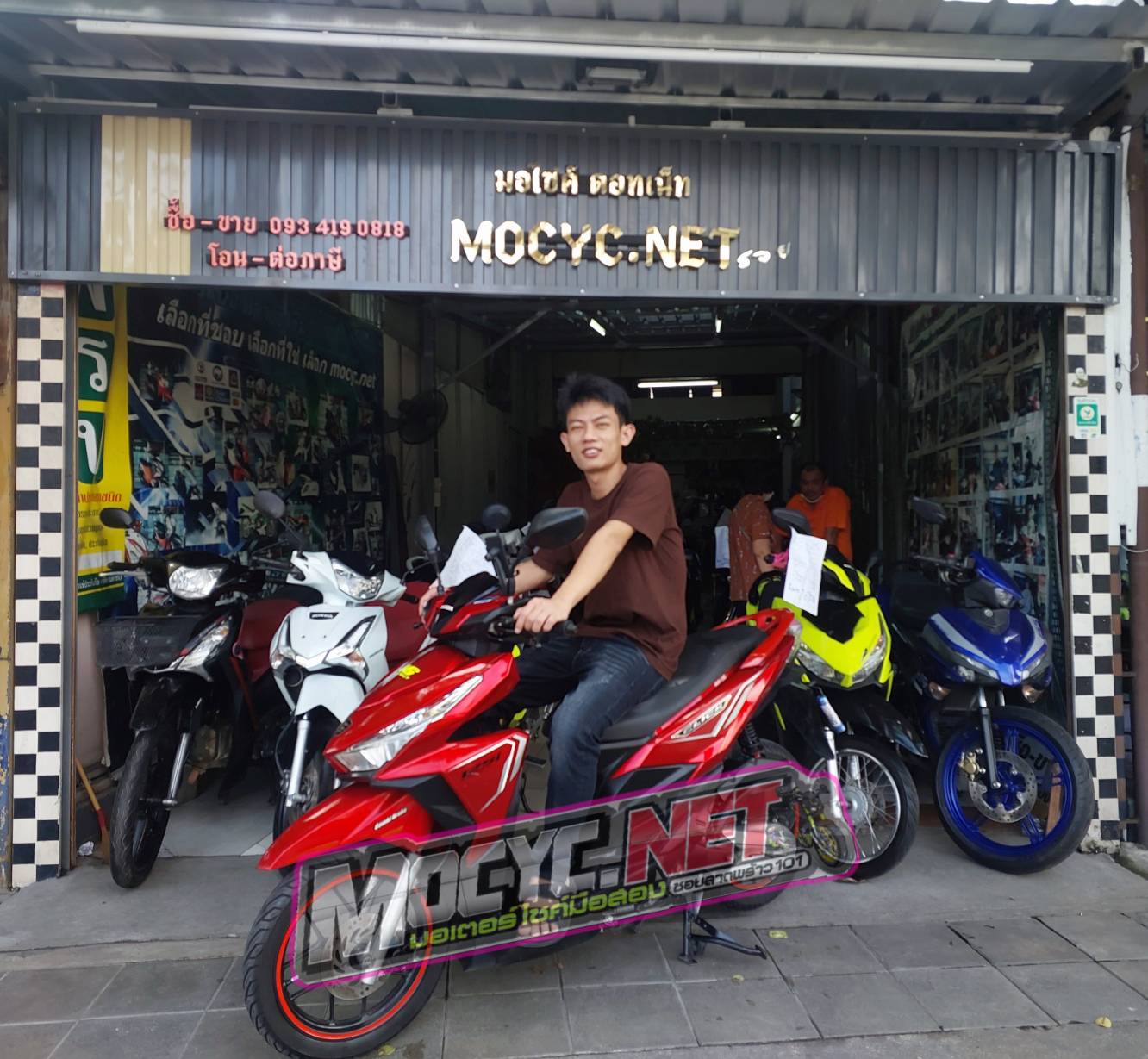 (ปิดการขายครับ) click 125 i สีแดง ตัวท็อปล้อแม็กยางใหม่ๆ
