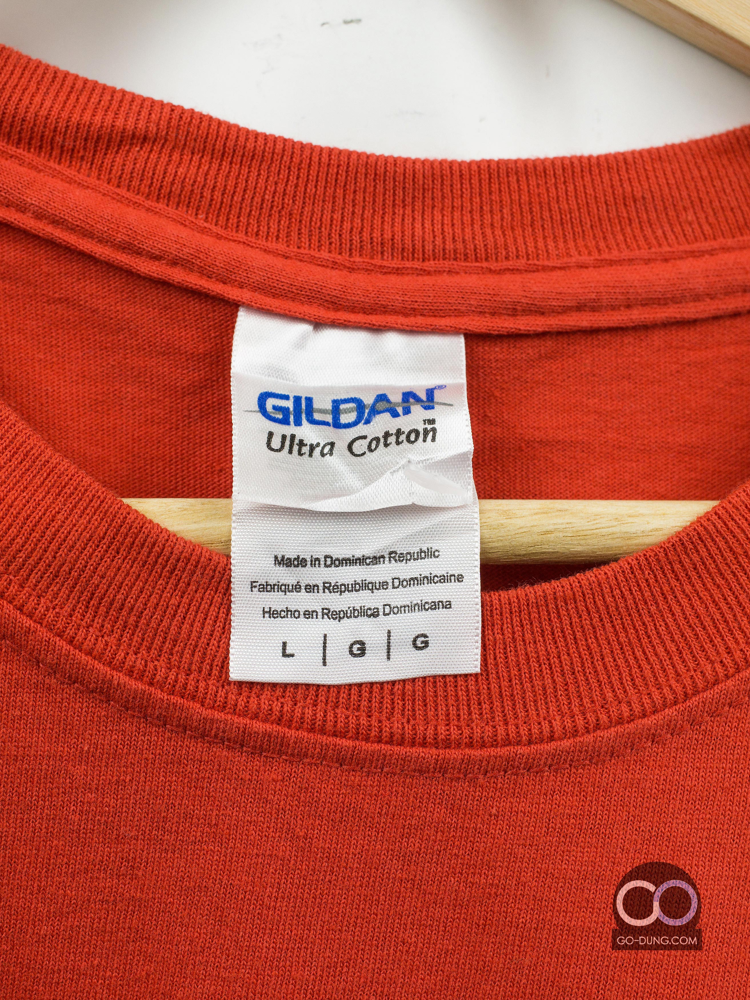 เสื้อยืดมือสอง GILDAN : I GAVE LIFE BLOOD.CA ผ้า 100 คอตตอน