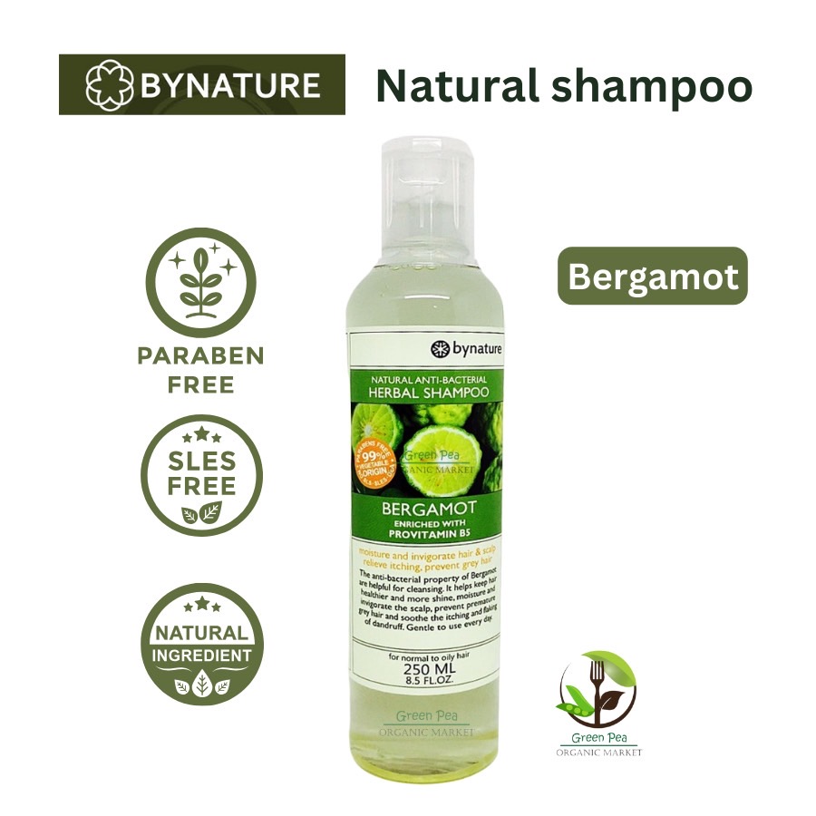 bynature แชมพูสมุนไพร ปลอดพาราเบน 7 สูตร