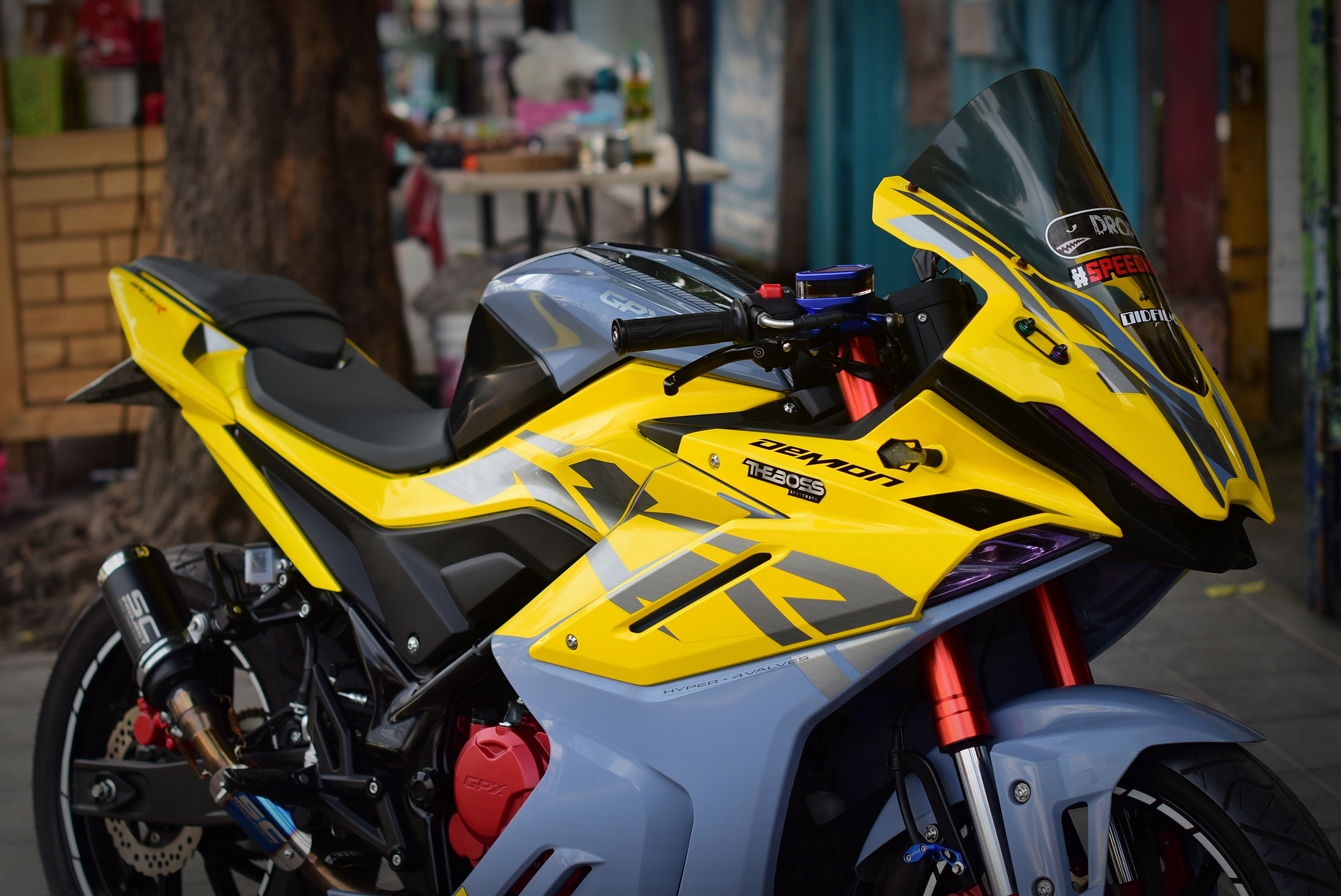 (ปิดการขาย)พร้อมส่ง ระยองครับ gpx demon gr 200 cc. ปี 2022 ต