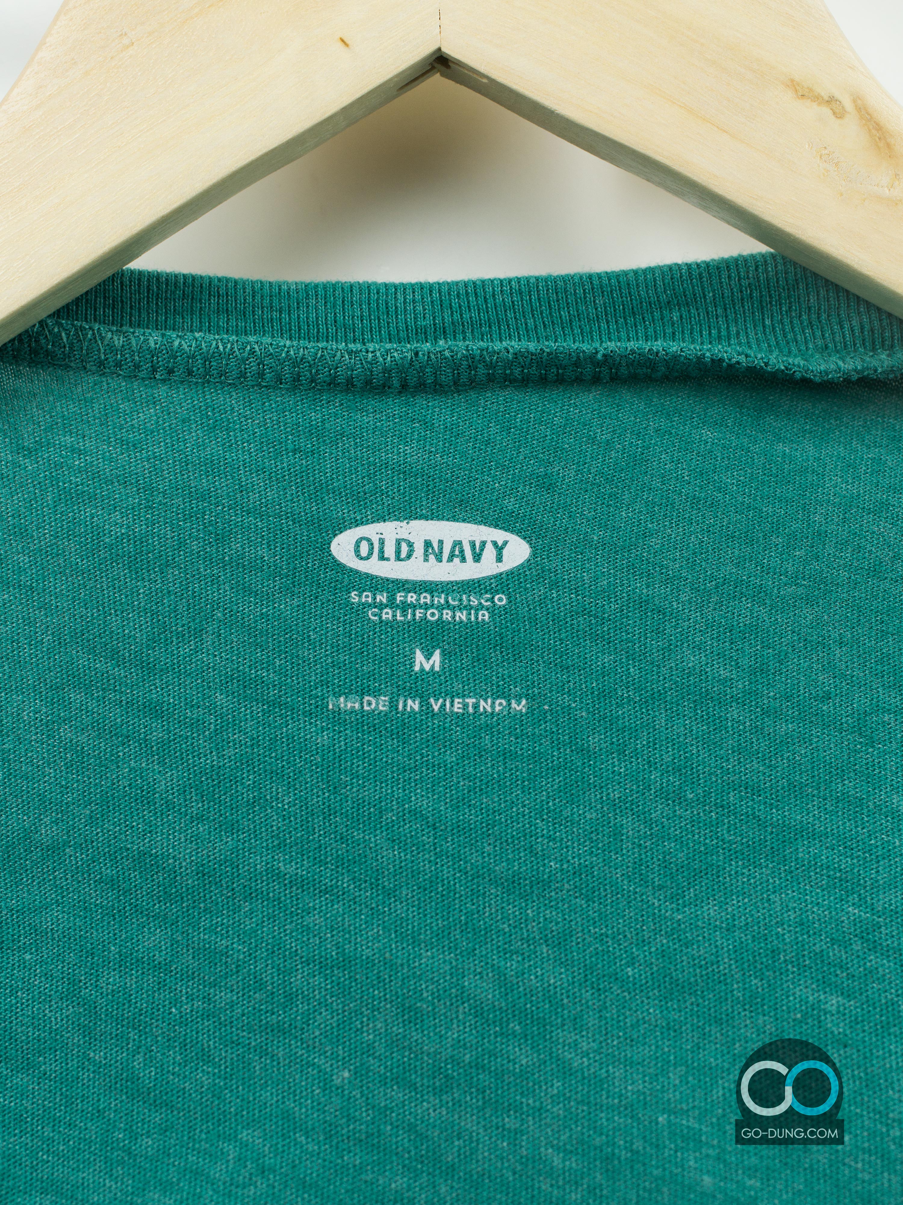 เสื้อยืดมือสองแบรนด์เนม OLD NAVY : IRISH ISH ผ้าบาง ผ้าผสม 60/40
