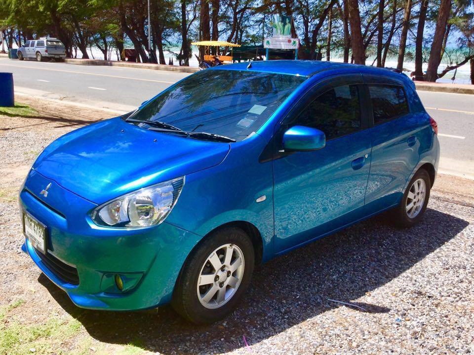 ขาย Mitsubishi Mirage ตัวท๊อป ปี 2013 รถสภาพเยี่ยม บำรุงรักษาอย่างดี ต่อรองได้คะ