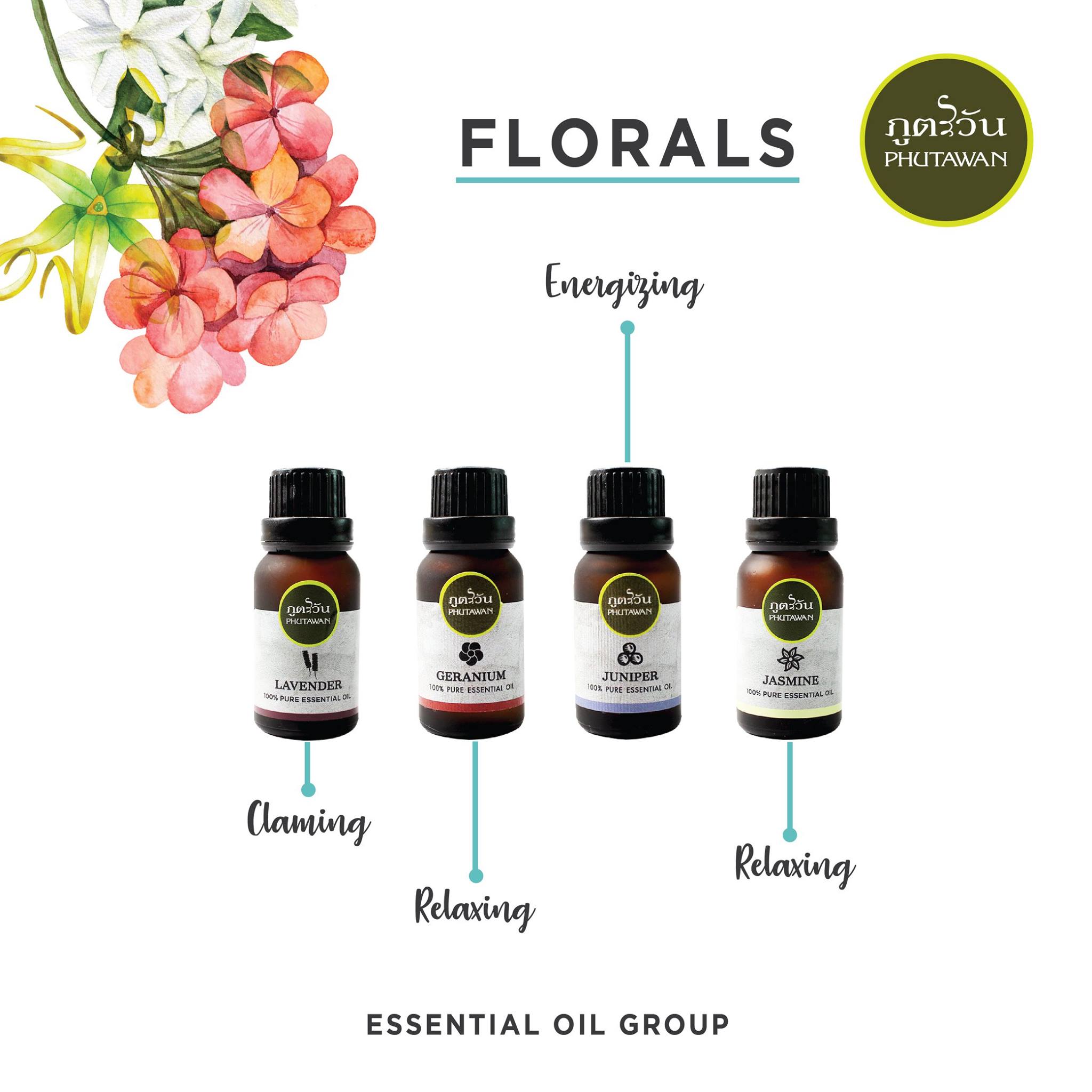 Phutawan Essntial Oil ขนาด 15 ml. น้ำมันหอมระเหย ภูตะวัน