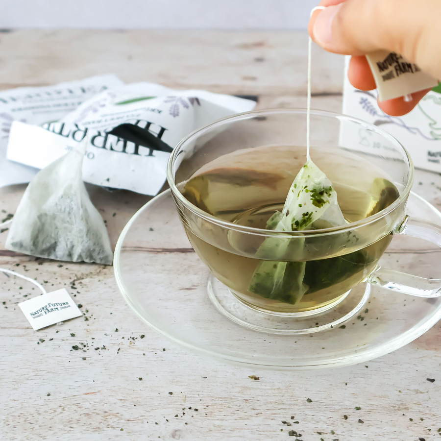 Nature Future Farm Herb Tea Freezedried ชาสมุนไพร ออร์แกนิค 6 ชนิด 10 ซองชา ชาร้อน พร้อมดื่ม ฮาลาล