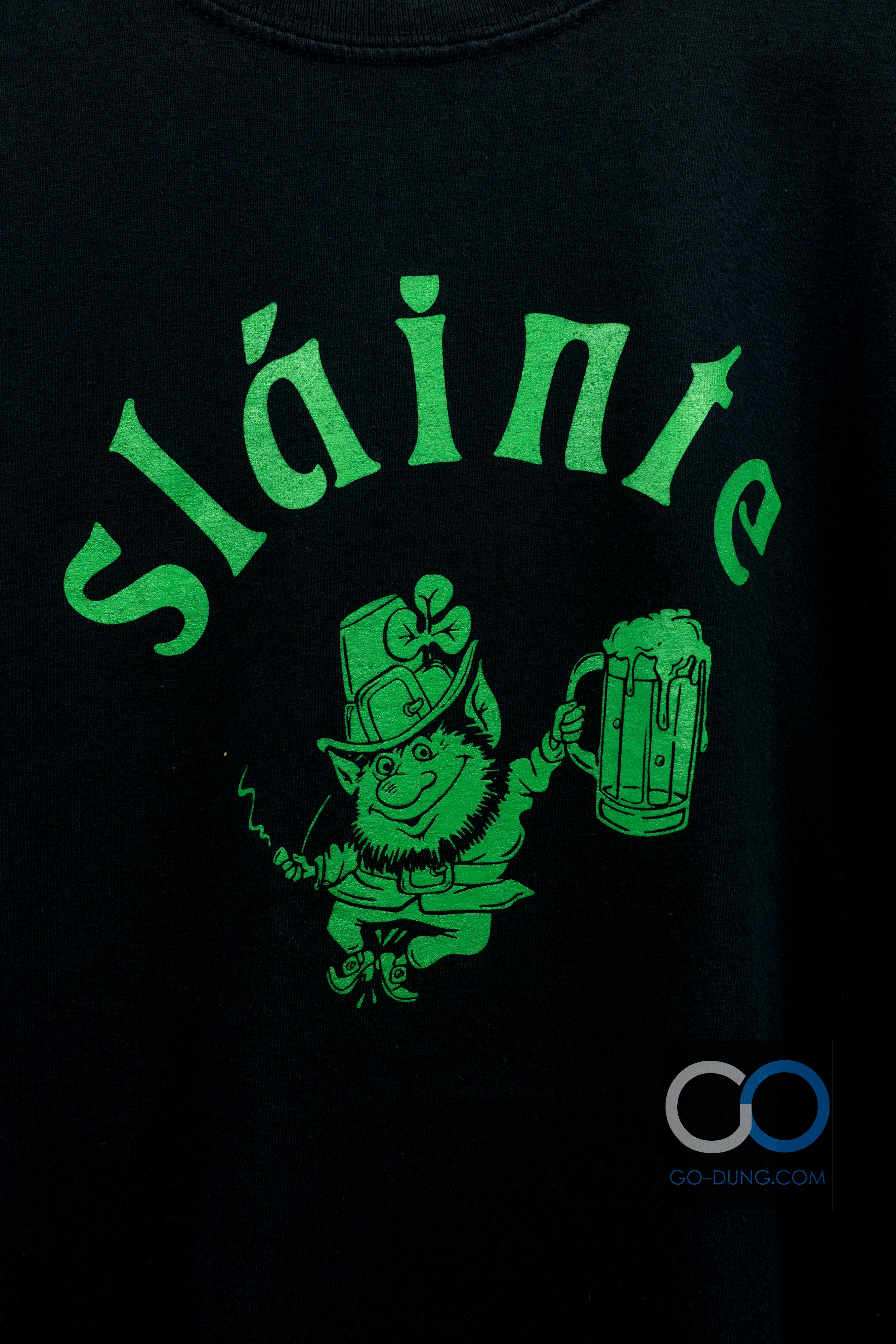 เสื้อ USA วินเทจ GILDAN : SLAINTE ผ้า 100 คอตตอน