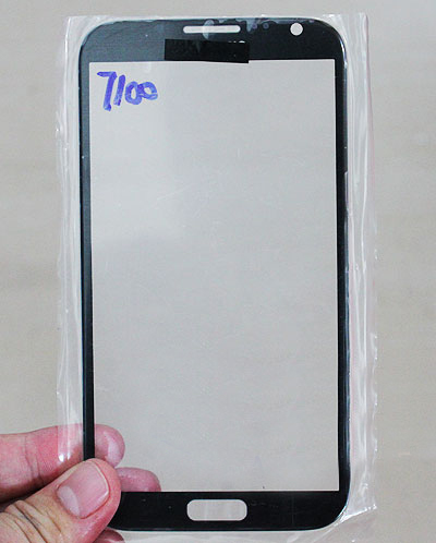 แผ่นกระจกหน้า Samsung - Galaxy Note2 (N7100)
