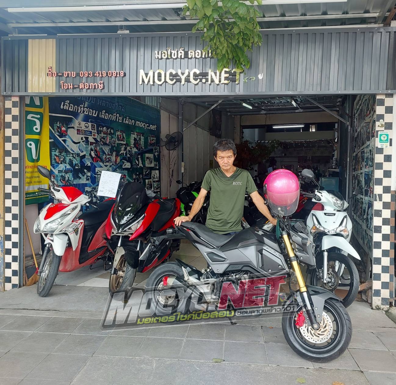 (ปิดการขาย) ลูกค้าประจำอีกแล้วครับ msx sf สีดำ สีขายดี รุ่นใหม่ไฟหน้า และไฟท้าย led