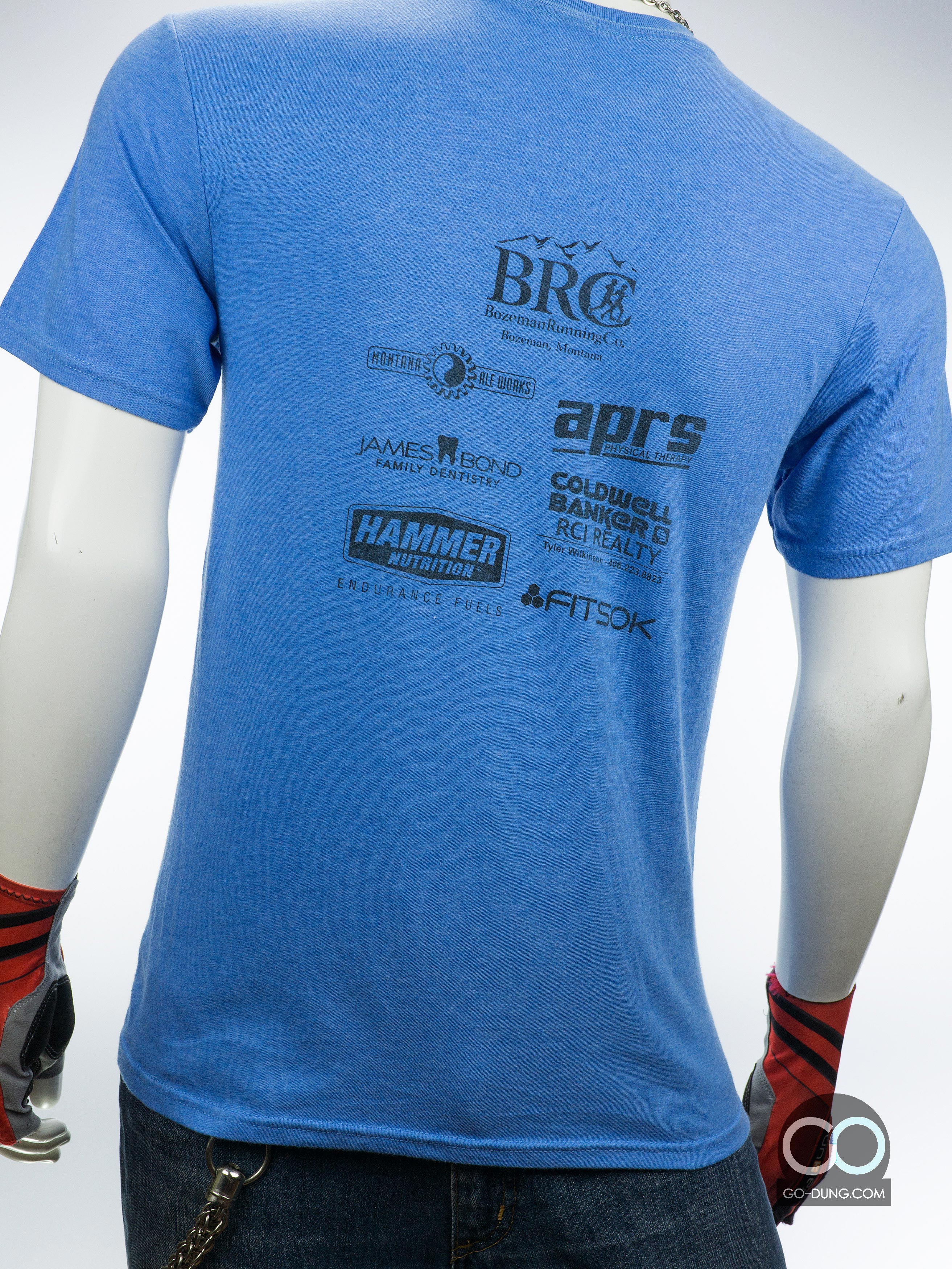 เสื้อยืดมือสอง HOTEL BAXTER BOZEMAN 5K 2016 ผ้า 100 คอตตอน คอเสื้อด้านซ้ายมีรอยคราบสีเหลือง