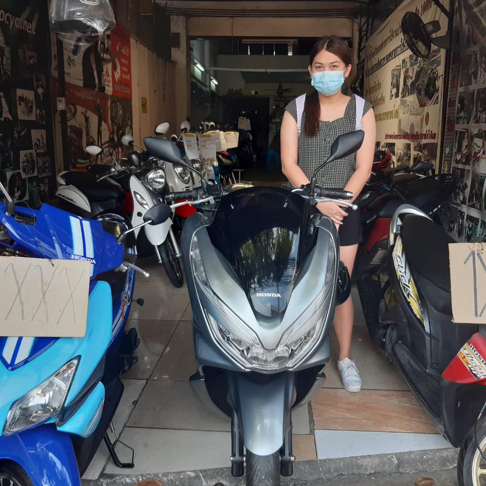 (( ขายแล้วครับ )) pcx 150 สีเทาขอบคุณน้องแนท ที่มาอุดหนุนครับ