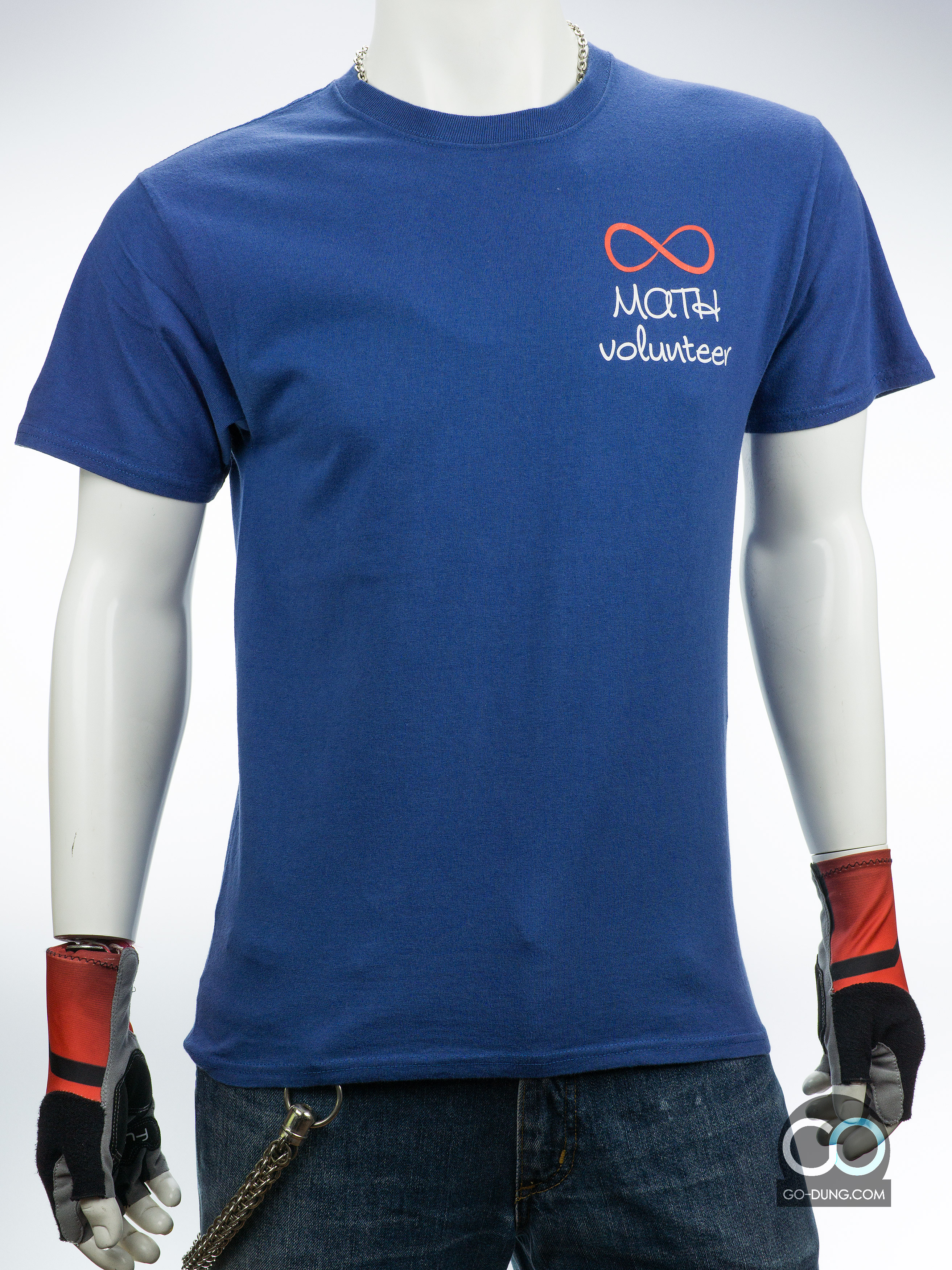 เสื้อยืดมือสอง HANES : MATH VOLUNTEER ผ้า 100 คอตตอน