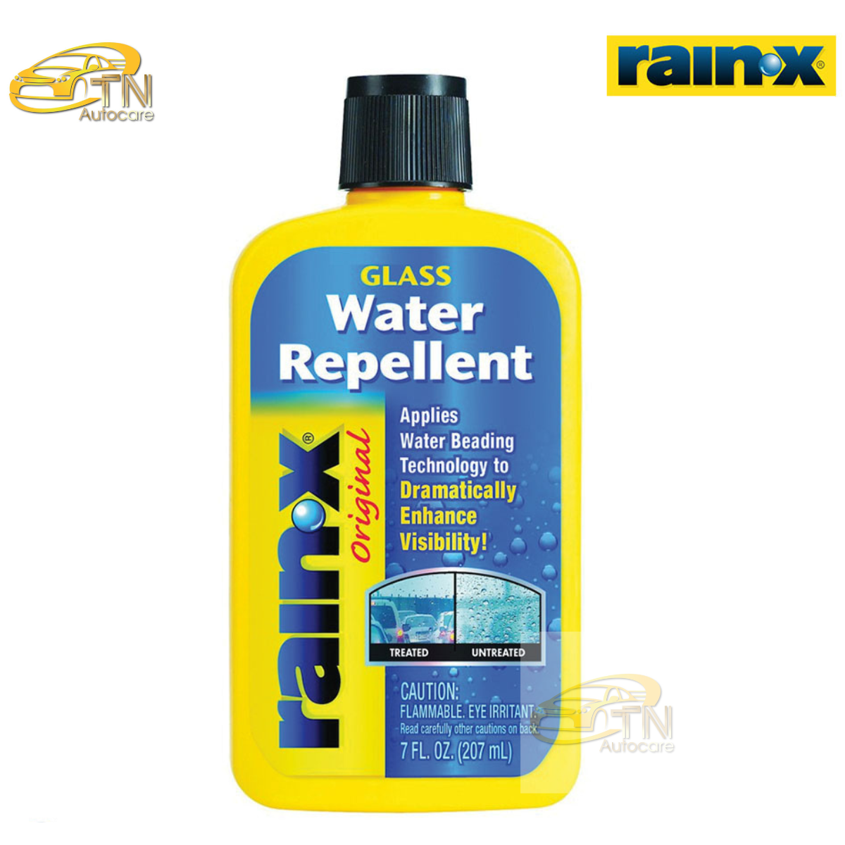 RainX Water Repellent น้ำยาเคลือบกระจกลดการเกาะของตัวน้ำ 207 ml.