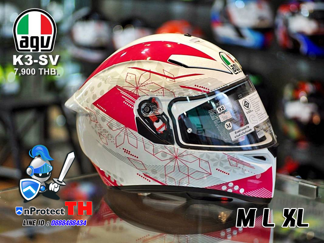หมวกกันน็อค AGV K-3 SV GRAPHIC 2018
