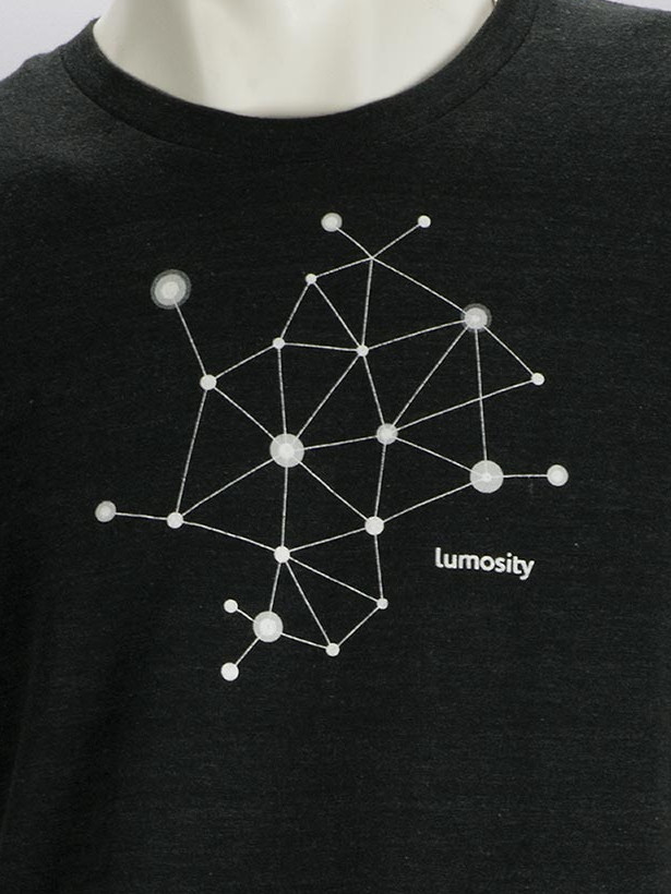 เสื้อยืดผ้าเรยอน มือสอง Lumosity ป้ายคอ AMERICAN APPAREL