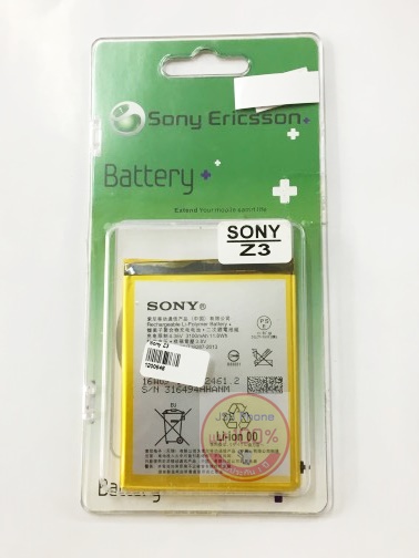 แบตเตอรี่ SONY Z3