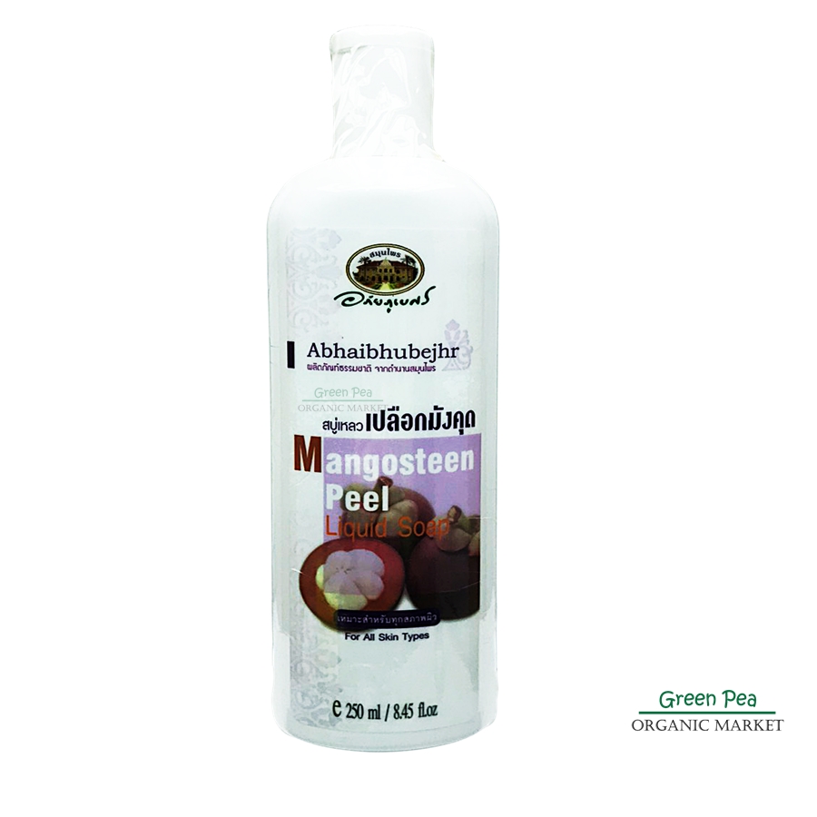 Liquid Soap Bubble Abhaibhubejhr Mangosteen peel Liquid Soap 250 ml.