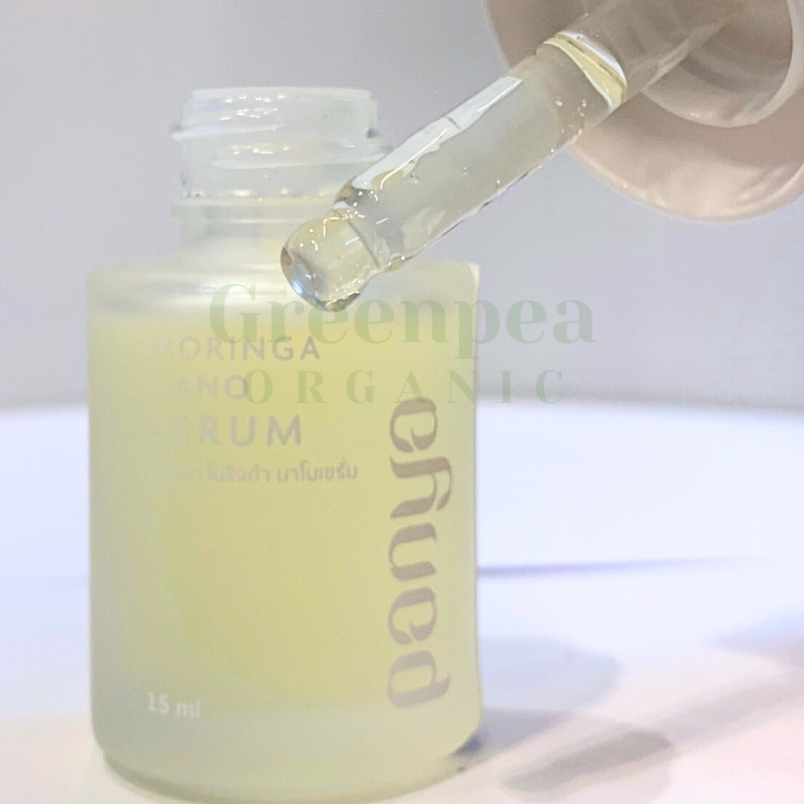 Panya Moringa Nano Serum ปัญญา นาโน เซรั่ม มะรุม 15 ml. เซรั่มมะรุม เนื้อบางเบา ซึมซาบไว ชุ่มชื้น