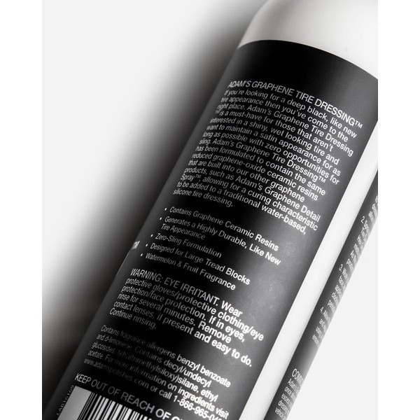 Adam's Graphene Tire Dressing (16oz) ผลิตภัณฑ์เคลือบยางรถอดัมส์กราฟีน