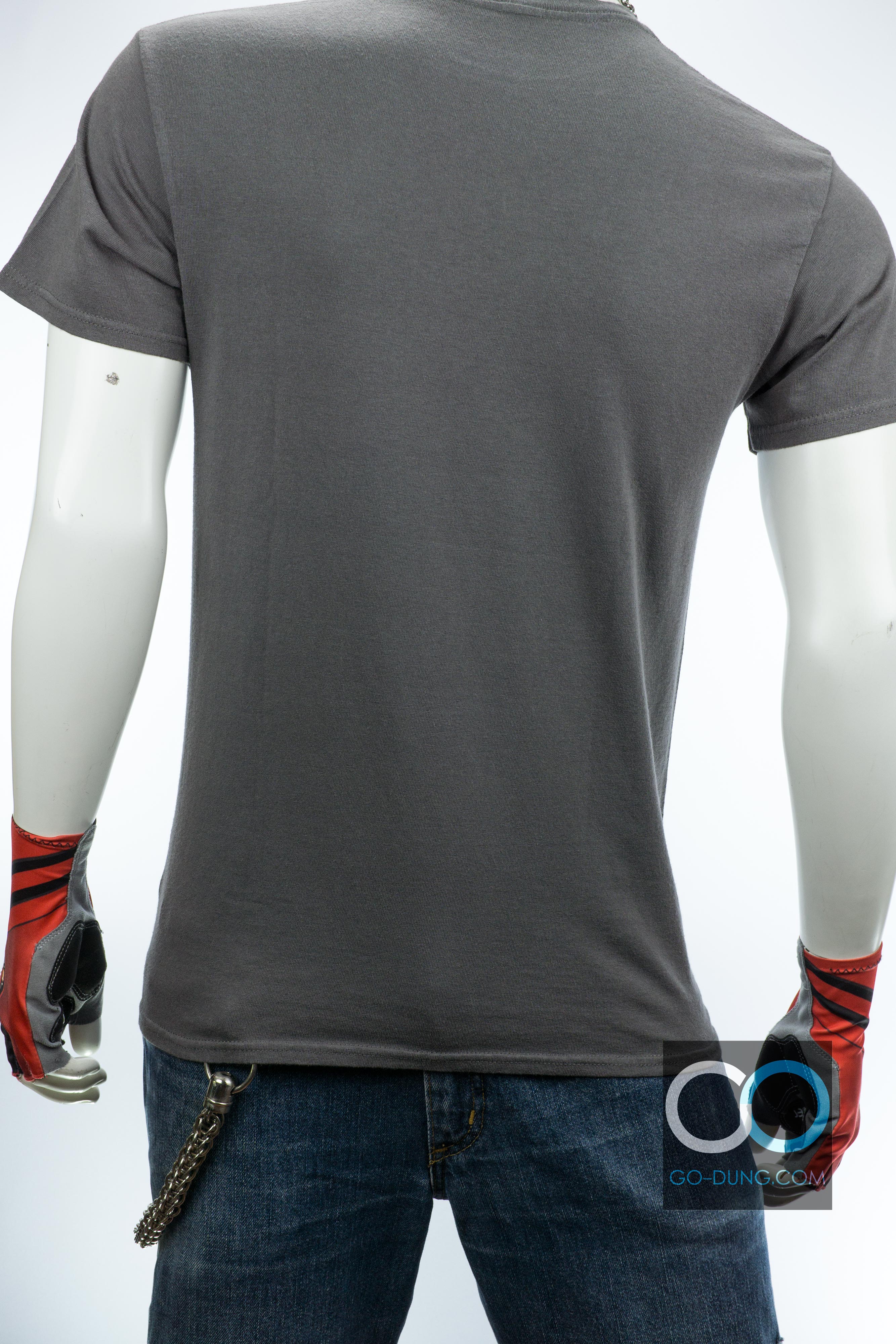 เสื้อยืดหนังมือสอง STAR WARS : WHO NEEDS LUCK WHEN YOU ARE A JEDI ผ้า 100 คอตตอน