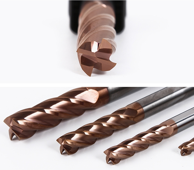 OPP BEILI ดอกกัด ดอกมิลลิ่งทังสเตนคาร์ไบด์ ชิ้นงาน HRC60 กัดโลหะ