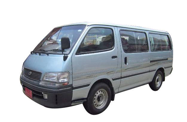 หน้ากาก หน้ากระจัง FRONT GRILLE RADIATOR TOYOTA HIACE LH113 1997 รถตู้ 103797