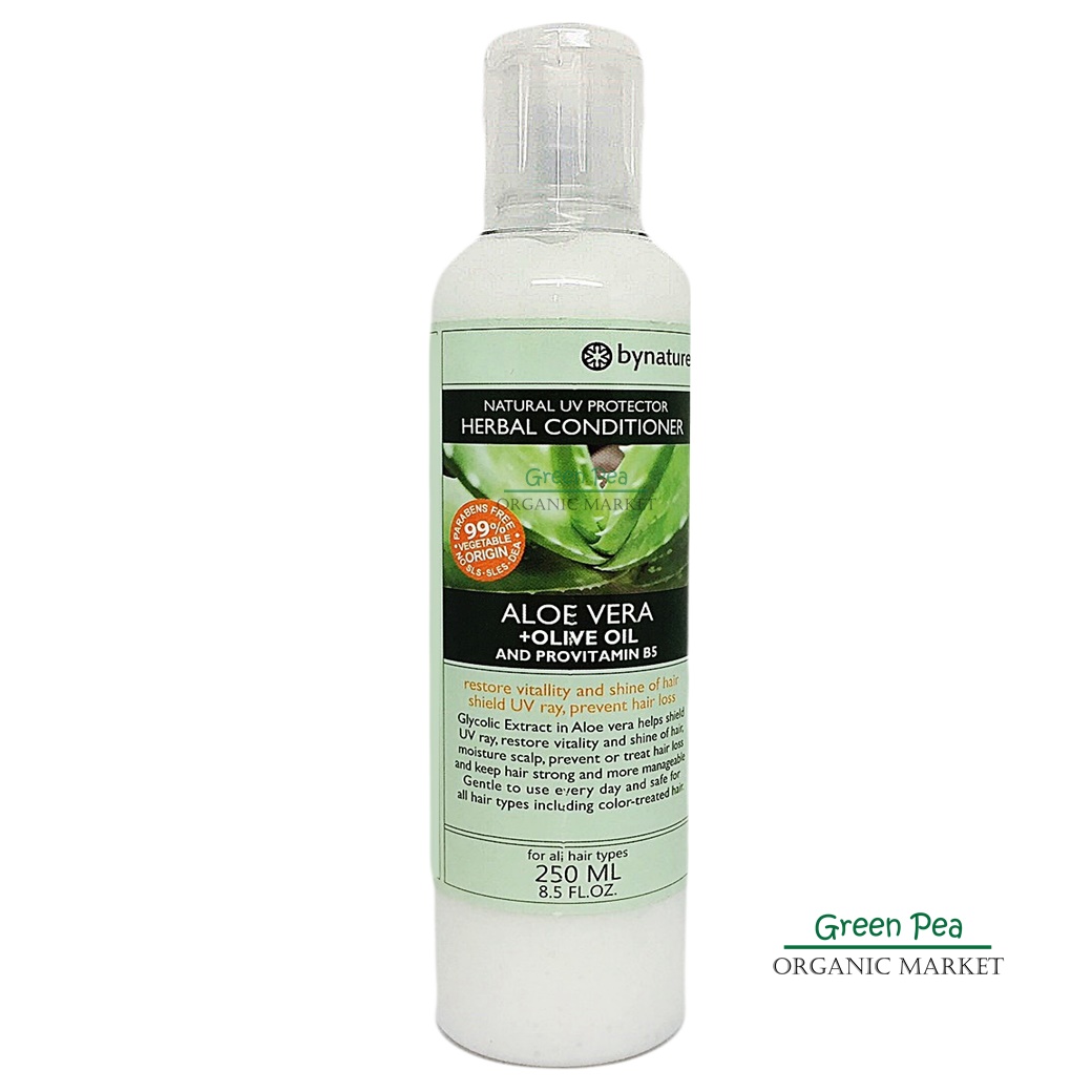 ครีมนวดผมว่านหางจระเข้ "by nature" / Aloe Vera Intensive Conditioner