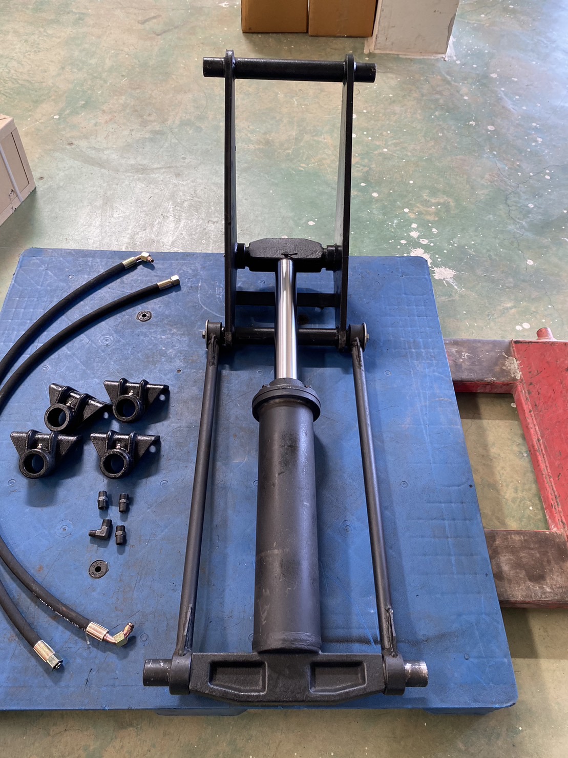 ชุดดั้มพ์ไฮดรอลิค1.5ตัน แกน 50 มม. พร้อมปั้มไฟฟ้า12V ชุดดั้มพ์สำหรับรถเล็ก รถปิคอัพ4x2 รถกระบะ