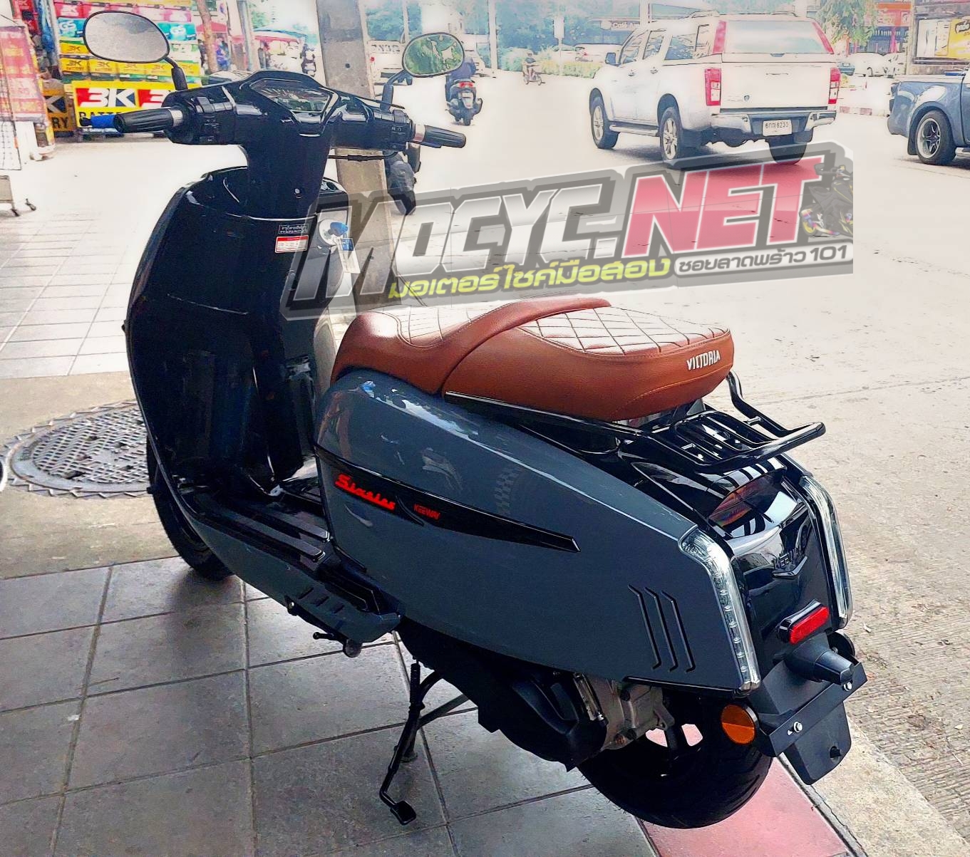 ปิดการขาย ส่งสระแก้วอีกคันครับ KEEWAY VICTORIA 200 สีเทาแรมโบสุดฮิต รุ่นใหม่สวยโดดเด่นไม่เหมือนใคร