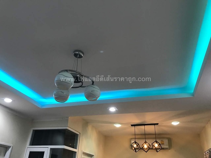 รีวิวไฟเปลี่ยนสีได้ ไฟเส้น RGB ไฟเส้นLED ไฟซ่อนฝ้า ติดไฟซ่อนฝ้า ฝ้าหลืบ ฝ้าหลุม