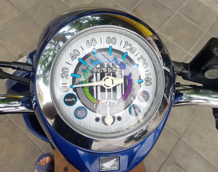 (ปิดการขาย) scoopy สีนํ้าเงิน ตัวท็อป