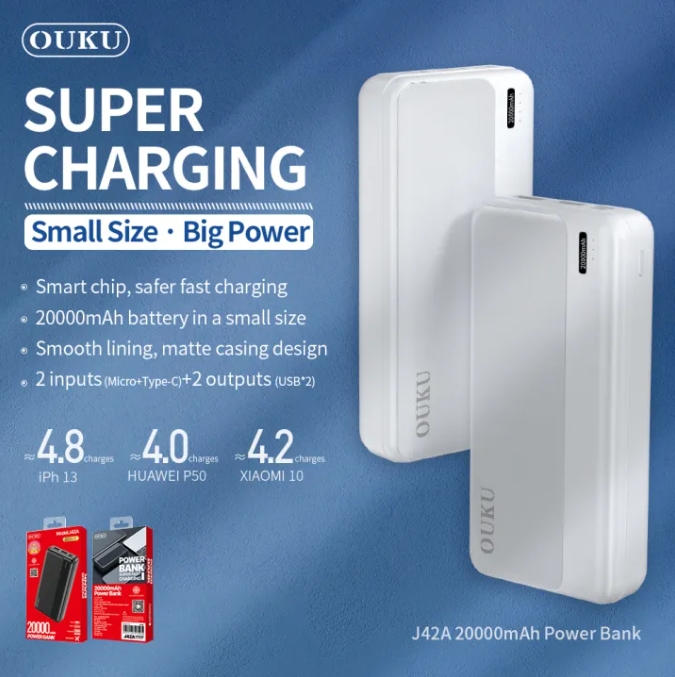 OUKU J42A 20000mAh**ระบุสี**
