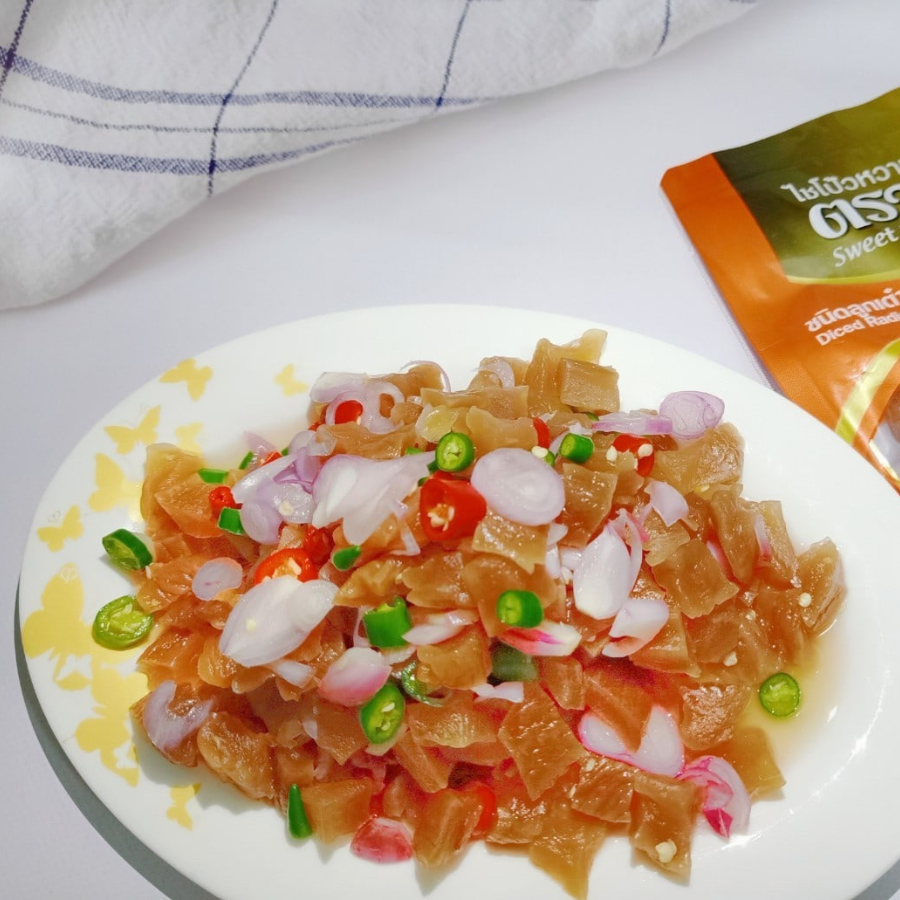 Chada Three Flavored Pickled Radish ไชโป้วยำ 3 รส 150 กรัม สูตรต้นตำรับ ไชโป้ว ไม่ใส่ผงชูรส พร้อมทาน ตราชฎา