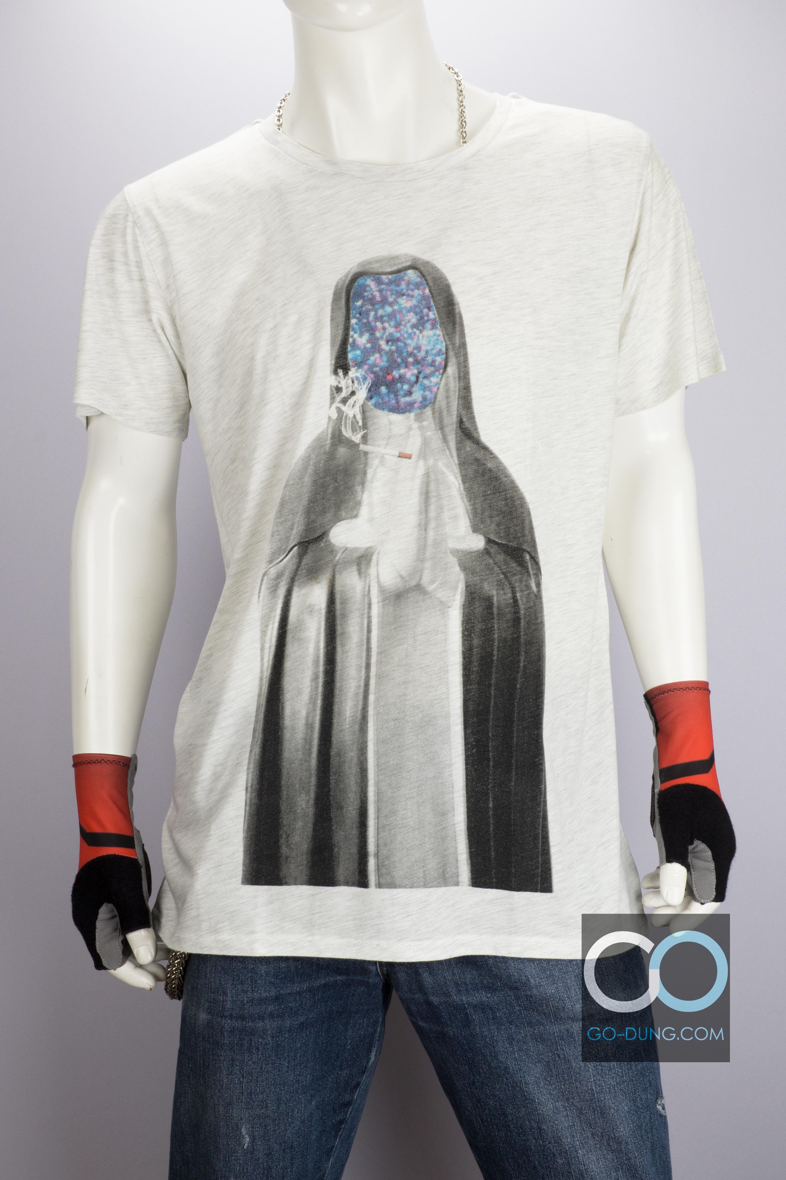 เสื้อยืดแบรนด์เนมมือสอง VZERIES : VONZIPPER A DEAD COFFIN CLUB ผ้าผสม เรยอน ผ้าบาง