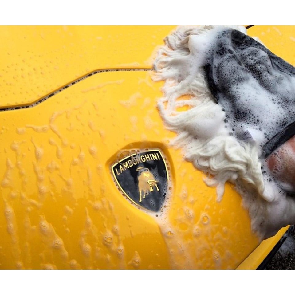 CARPRO Merino Wool Wash Mitt ถุงมือขนแกะ 100% สำหรับล้างรถด้วยมือ
