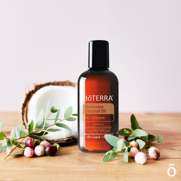 Doterra แฟรคชันเนตด์ โคโคนัท ออยล์ ฟอร์ สกินแคร์ 115ml. Fractionated Coconut Oil