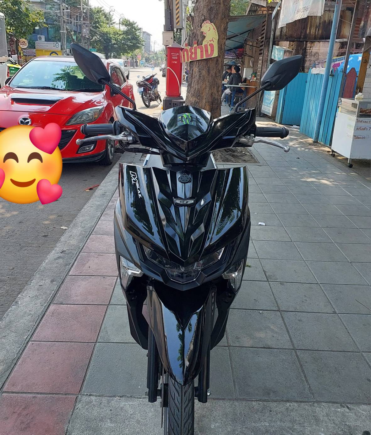 (ปิดการขาย) gt125 สีดำ เงาๆเข้มๆสวย จดทะเบียนปี 61