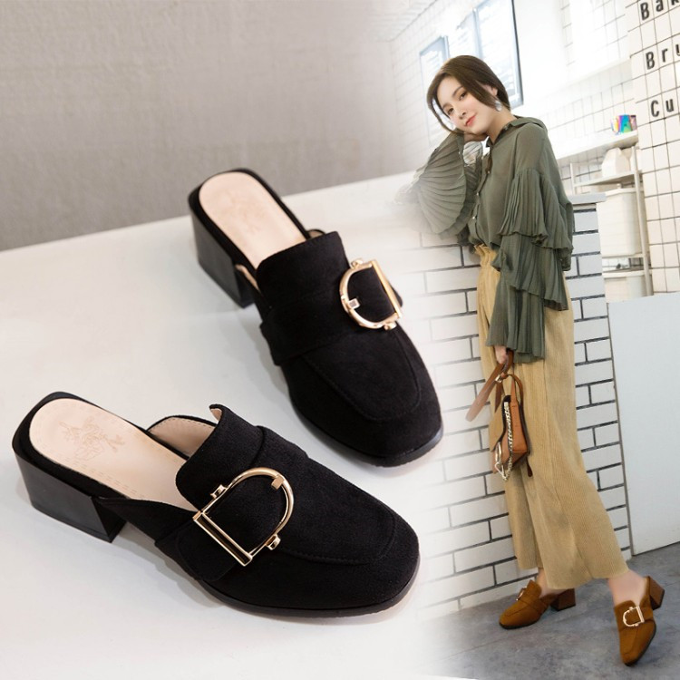 พรีอเดอร์ รองเท้าเปิดส้น 34-50 รหัส Y-3245