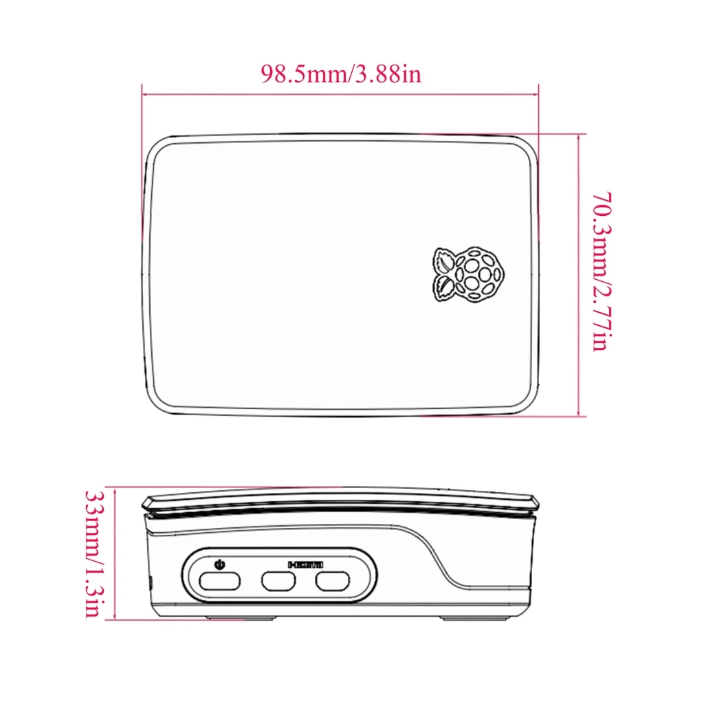 Raspberry Pi 5 Official Case for Raspberry Pi 5