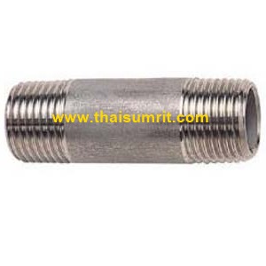 ท่อสั้นสแตนเลสเกลียว2ข้าง (stainless steel short pipe)