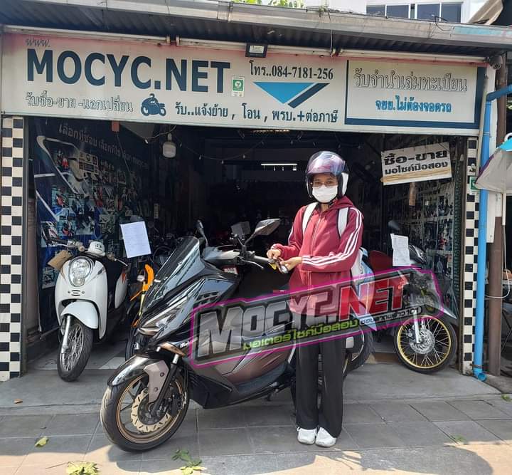 (ปิดการขายครับ) malaguti Madison 150ซีๆ สีดำปี 2022 ดิสเบรคหน้าหลัง