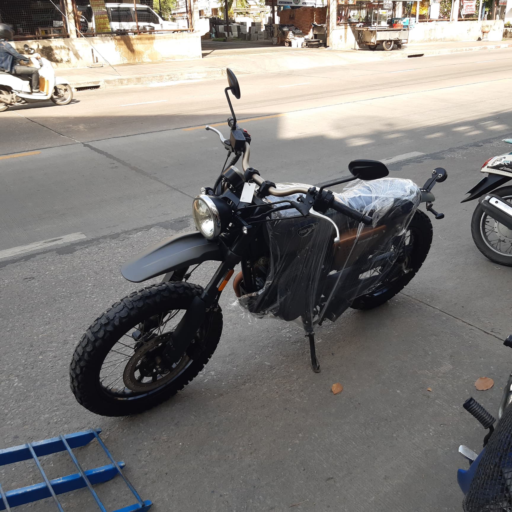 (( ขายแล้วครับ )) hanway scrambler 150 ปลายทางเชียงใหม่ครับ