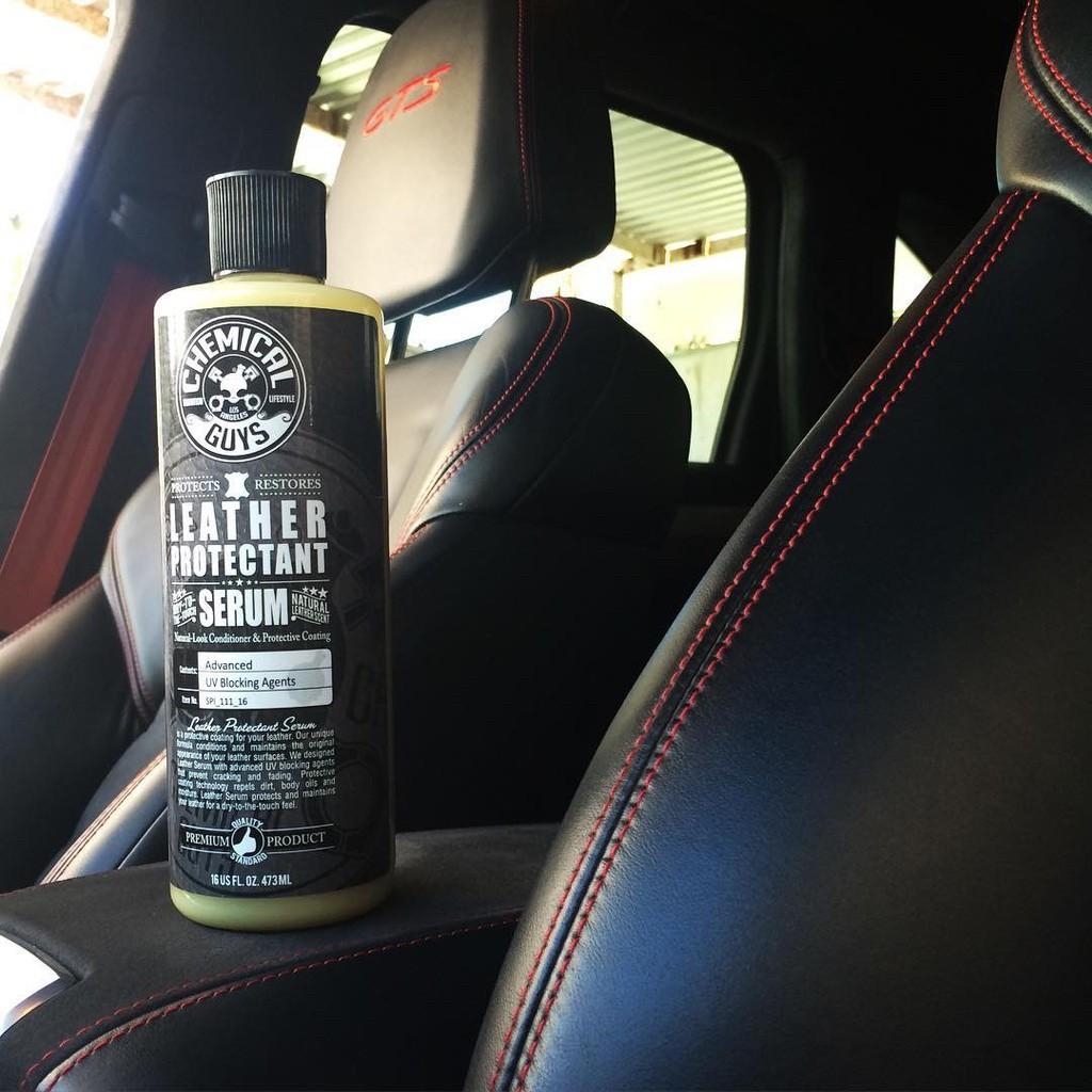 Chemical Guys - Leather Serum Protectant น้ำยาบำรุงเบาะหนัง (16oz) (ขวดแท้)