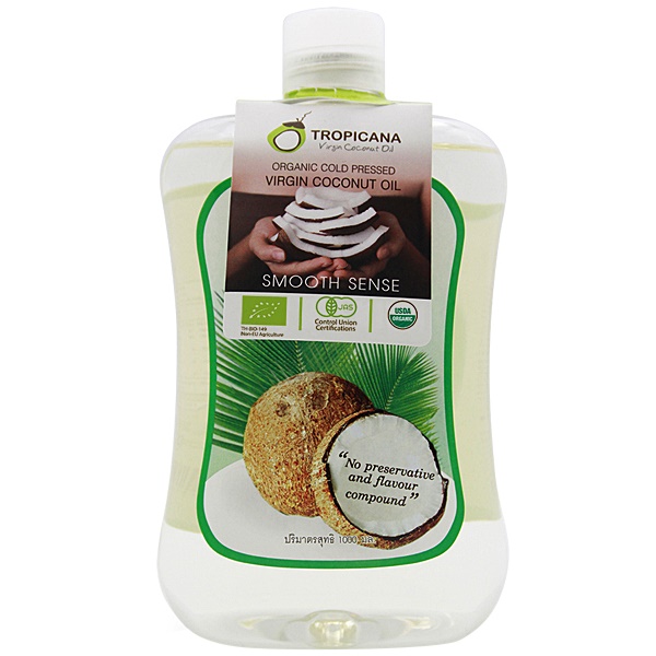 น้ำมันมะพร้าวบริสุทธิ์สกัดเย็นออร์แกนิก ขนาด 1000 ML