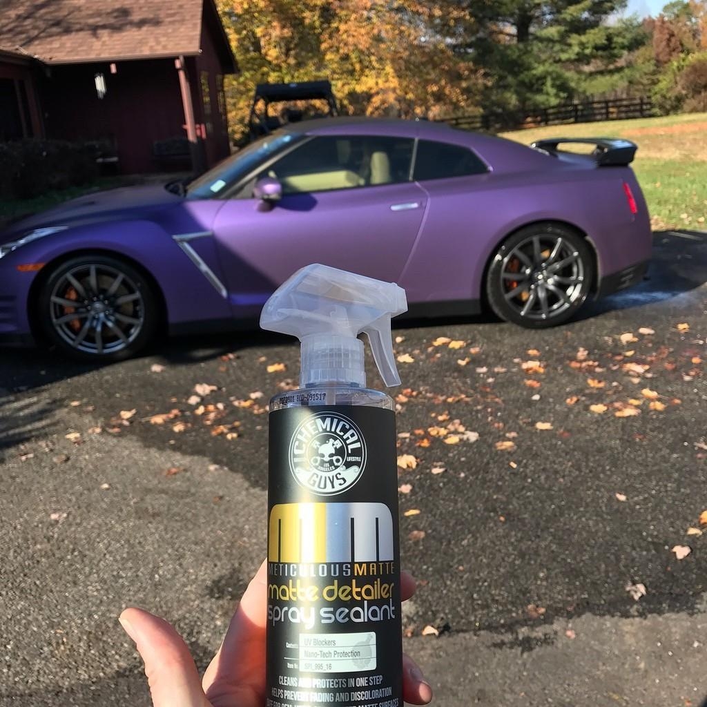 Chemical Guys - Matte Detailer สเปร์ยเคลือบสีรถด้าน (16oz) (ขวดแท้)