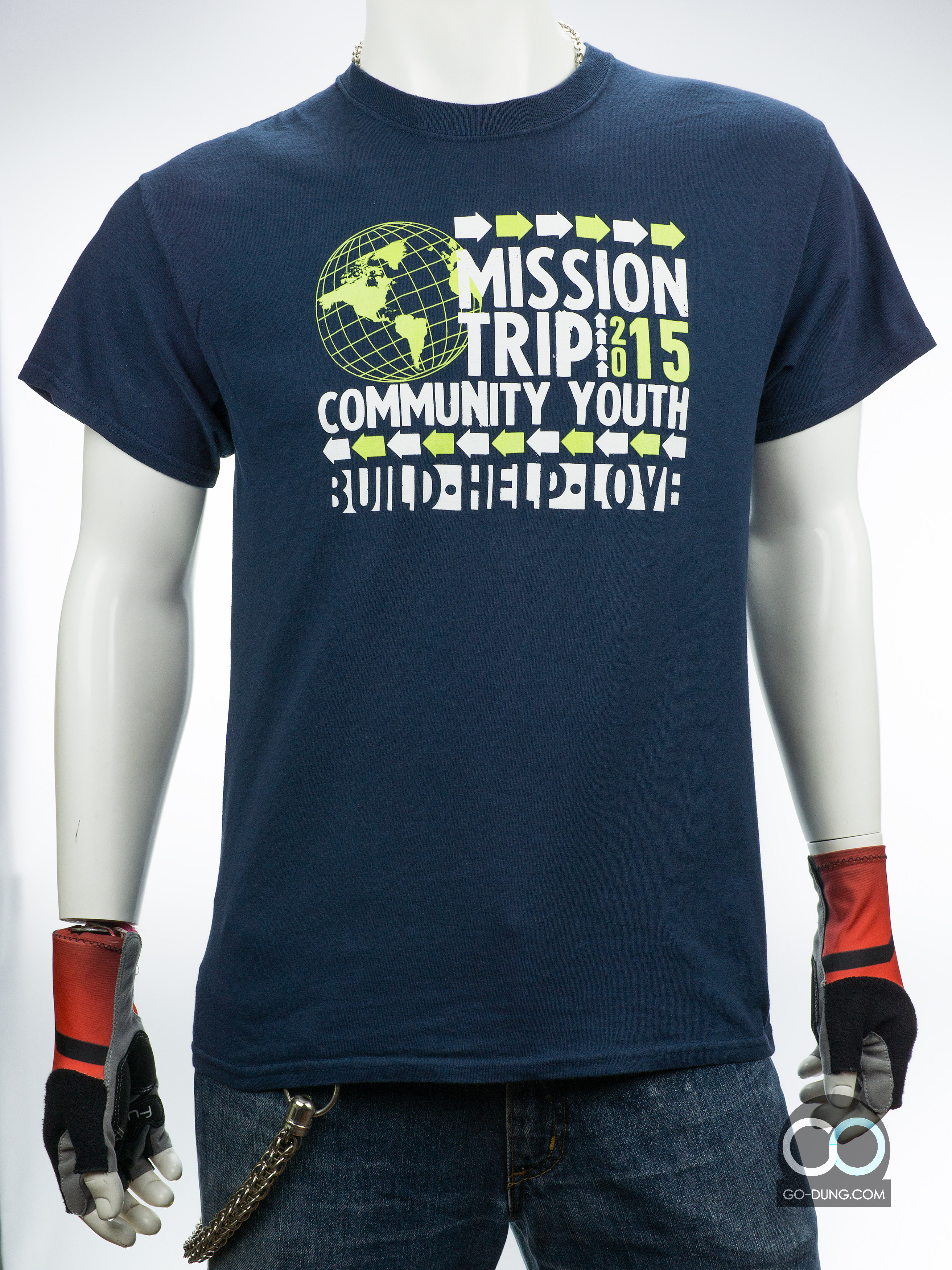 เสื้อยืดมือสอง GILDAN : MISSION TRIP 2015 COMMUNITY YOUTH ผ้า 100 คอตตอน