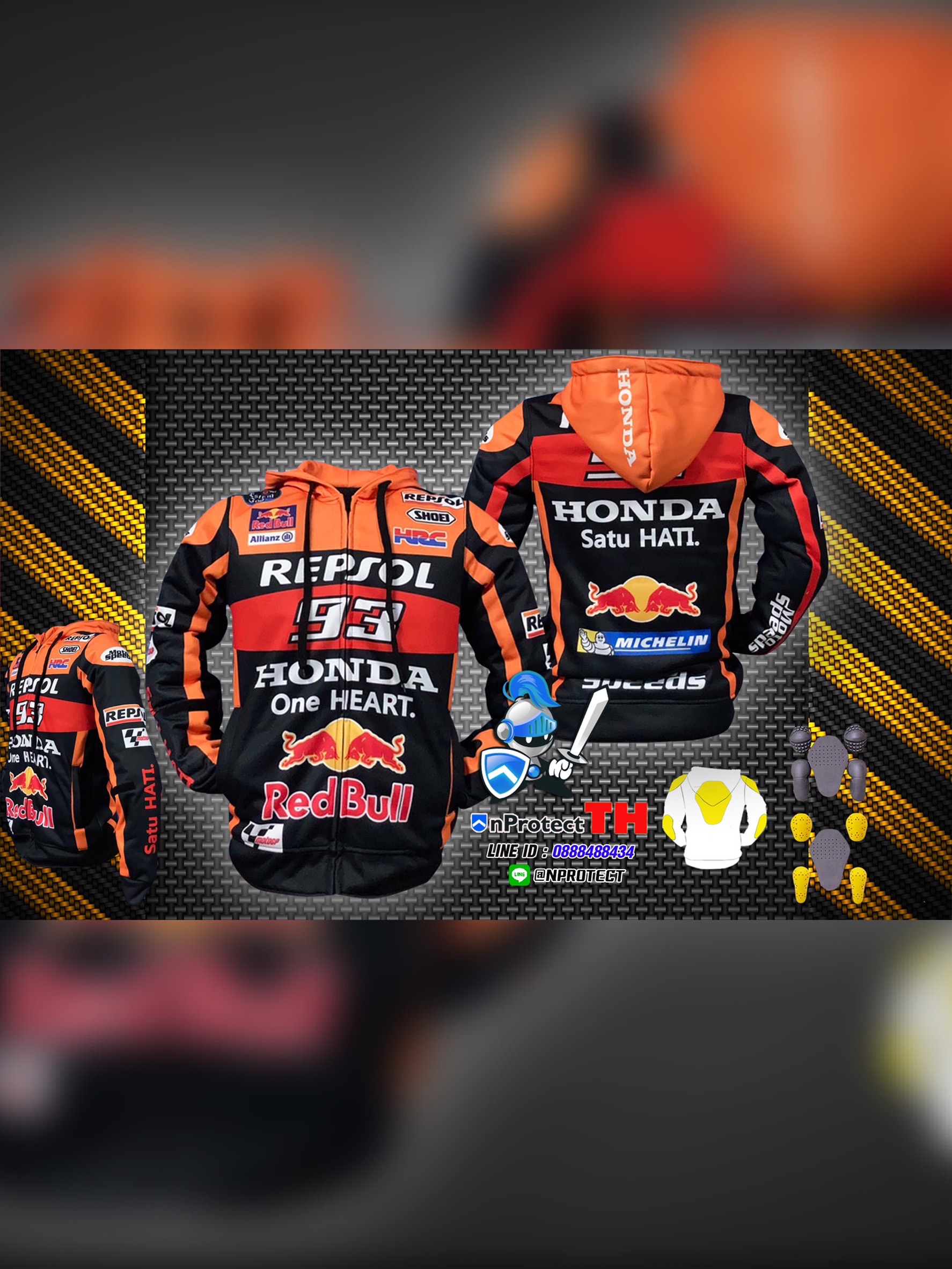 เสื้อการ์ดฮอนด้า HONDA REPSOL