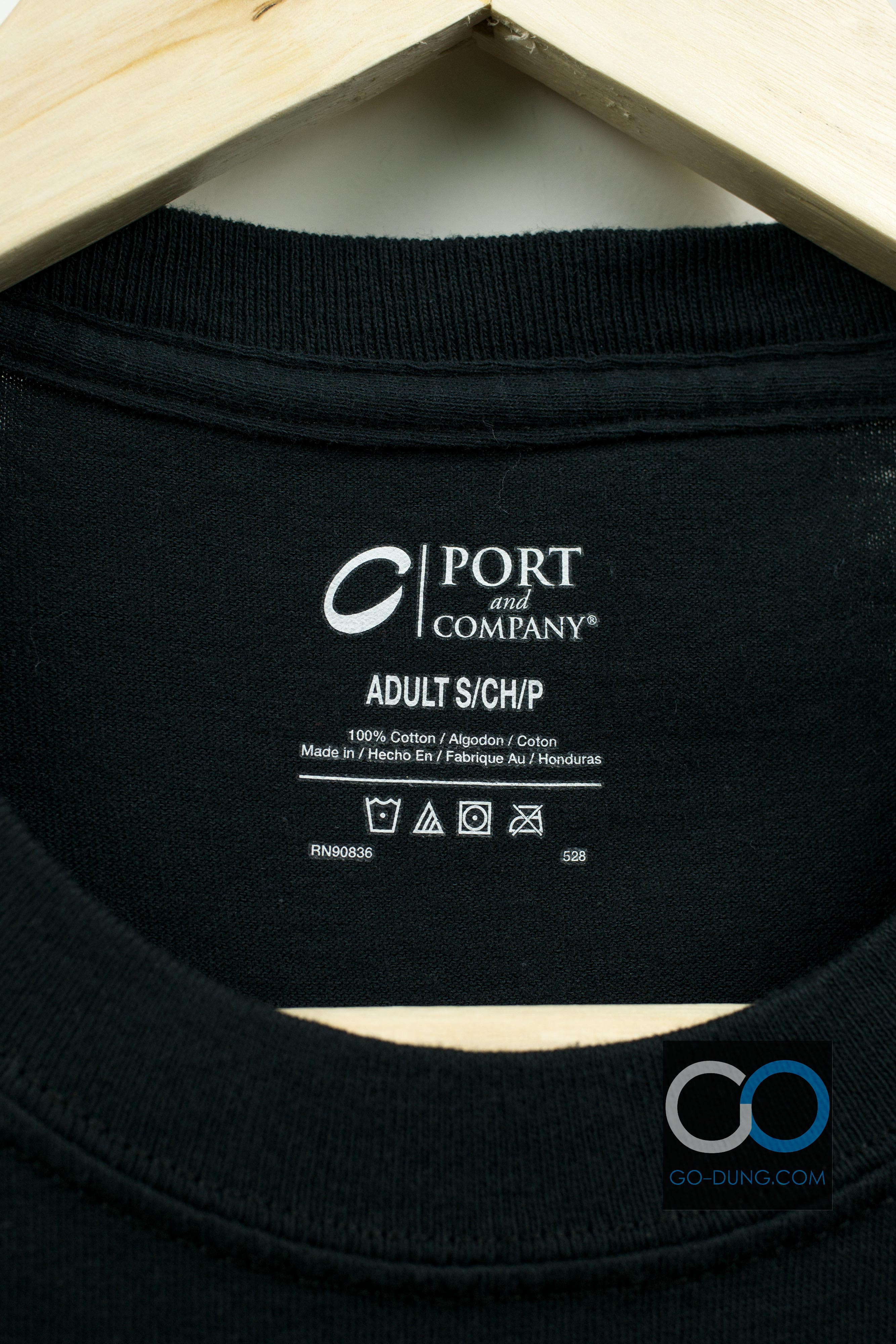 เสื้อยืดมือสอง PORT AND COMPANY : WELCOME TO FABULOUS ผ้า 100 คอตตอน