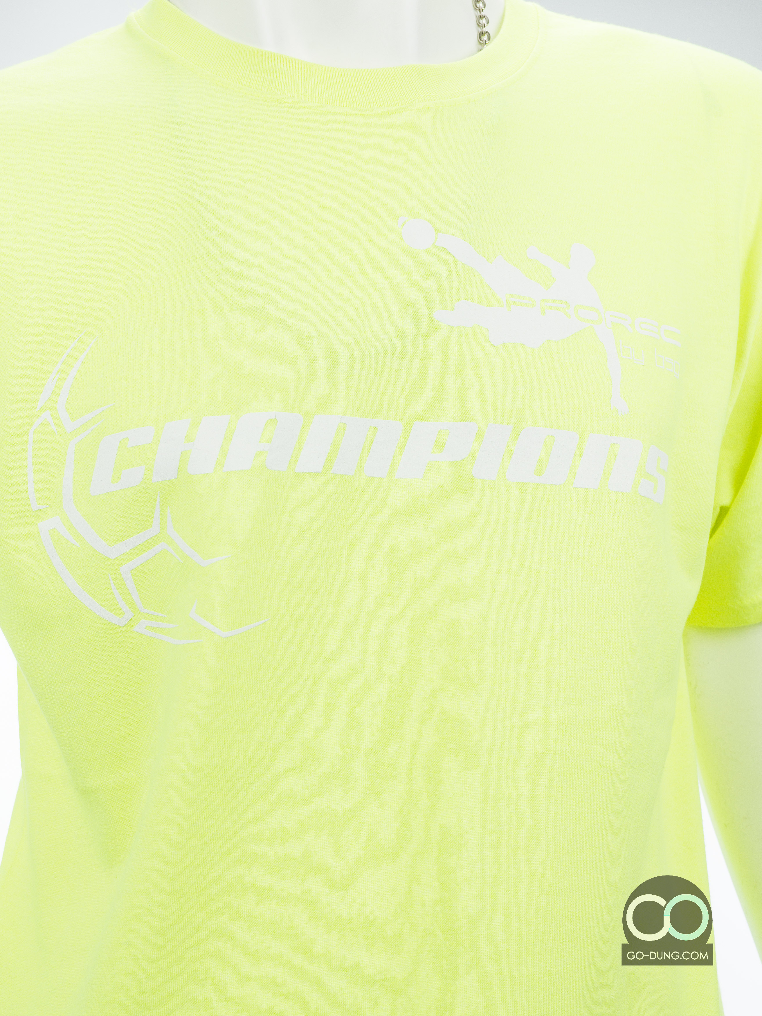 เสื้อยืดมือสอง HANES : CHAMPIONS ผ้าบาง ผ้าผสม 60/40