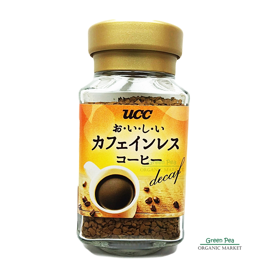 UCC Decaf coffee กาแฟ ยูซีซี กาแฟ ไม่มีคาเฟอีน ขนาดบรรจุ ขวดแก้ว 45 กรัม นำเข้าจากญี่ปุ่น
